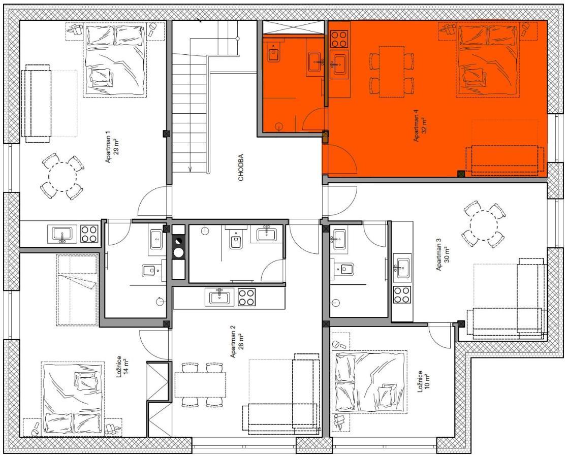 Apartmany Hacienda Bozi Dar Bagian luar foto