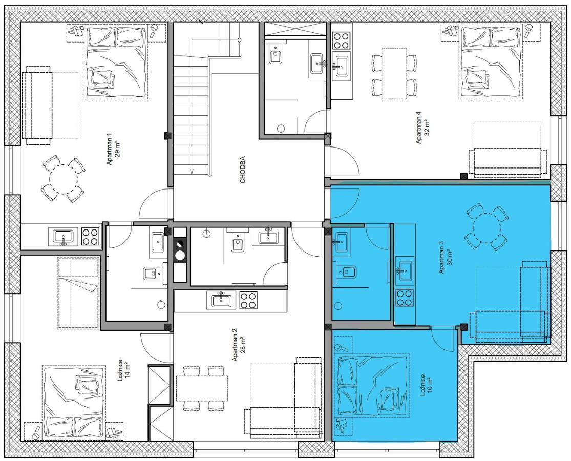 Apartmany Hacienda Bozi Dar Bagian luar foto